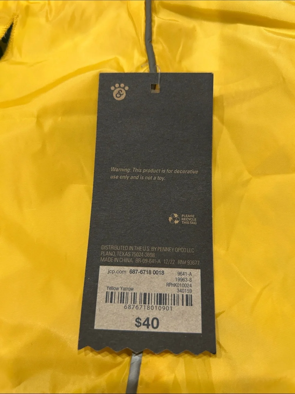 Paw & Tail Reversible Dog Raincoat L